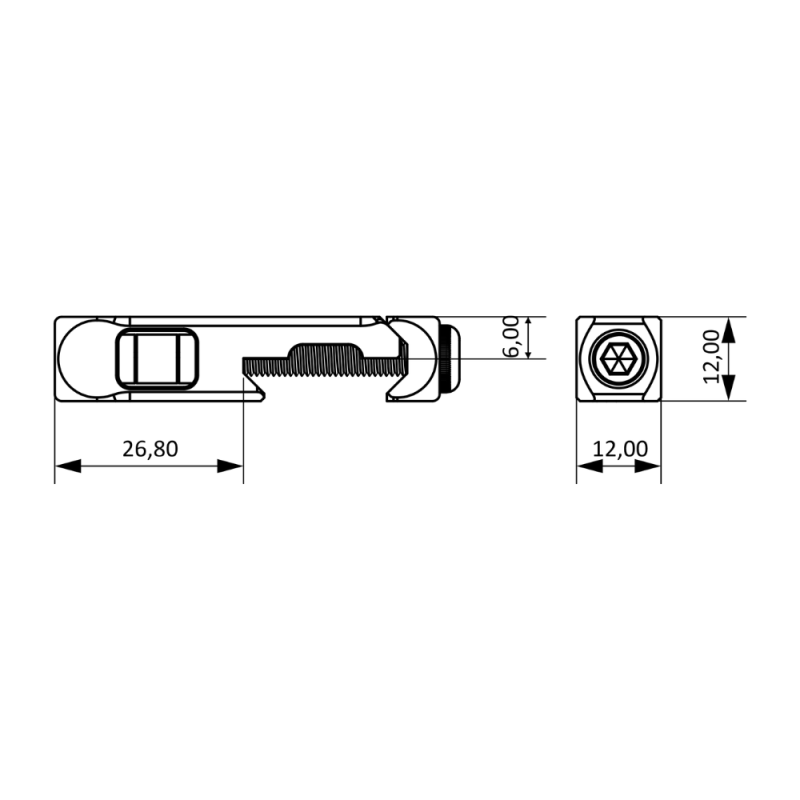 BHI DISTRIBUTION | LV-02 Bubble Level – Side Offset Rifle Level for Picatinny Mounts