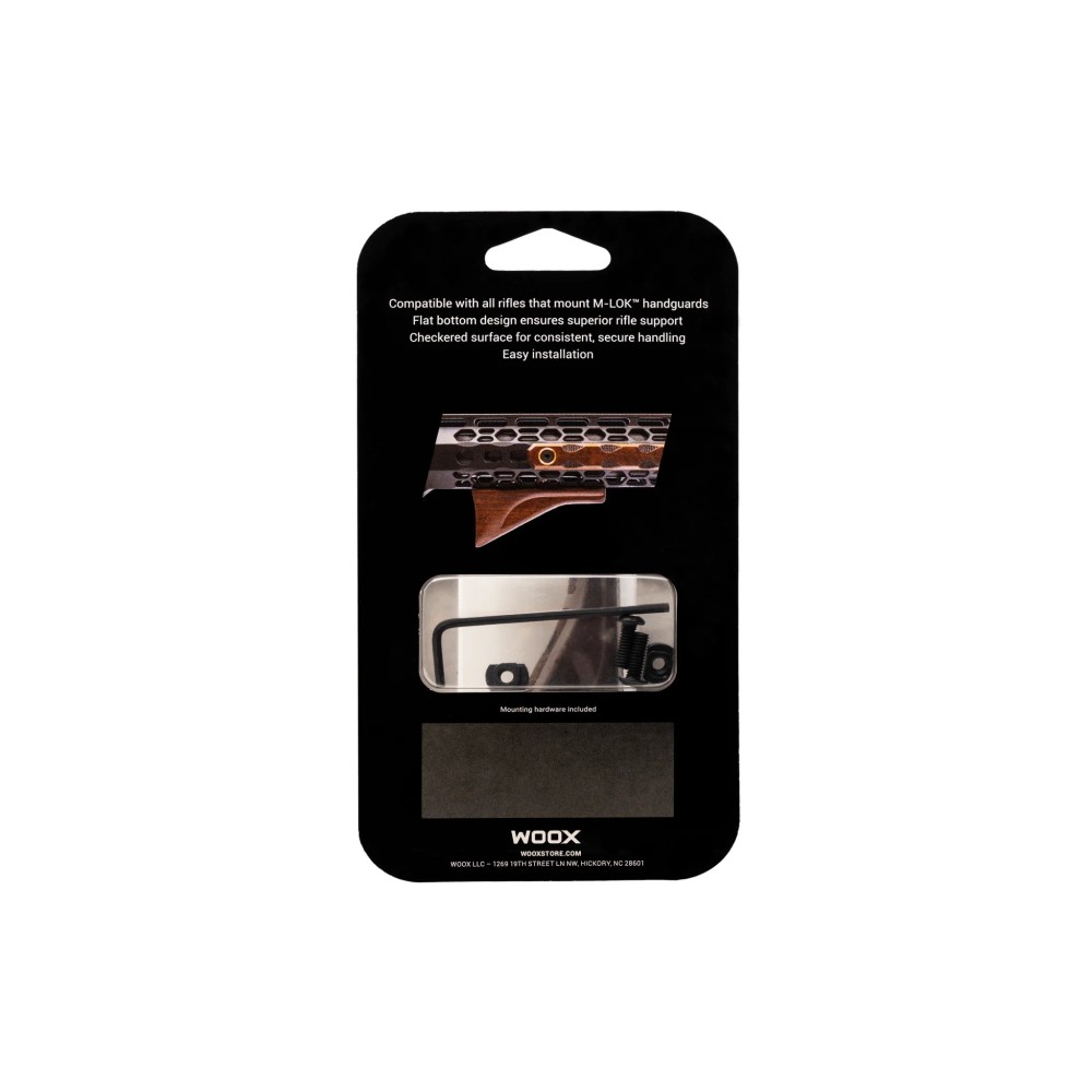 WOOX M-LOK Angled Grip – walnut | BHI DISTRIBUTION
